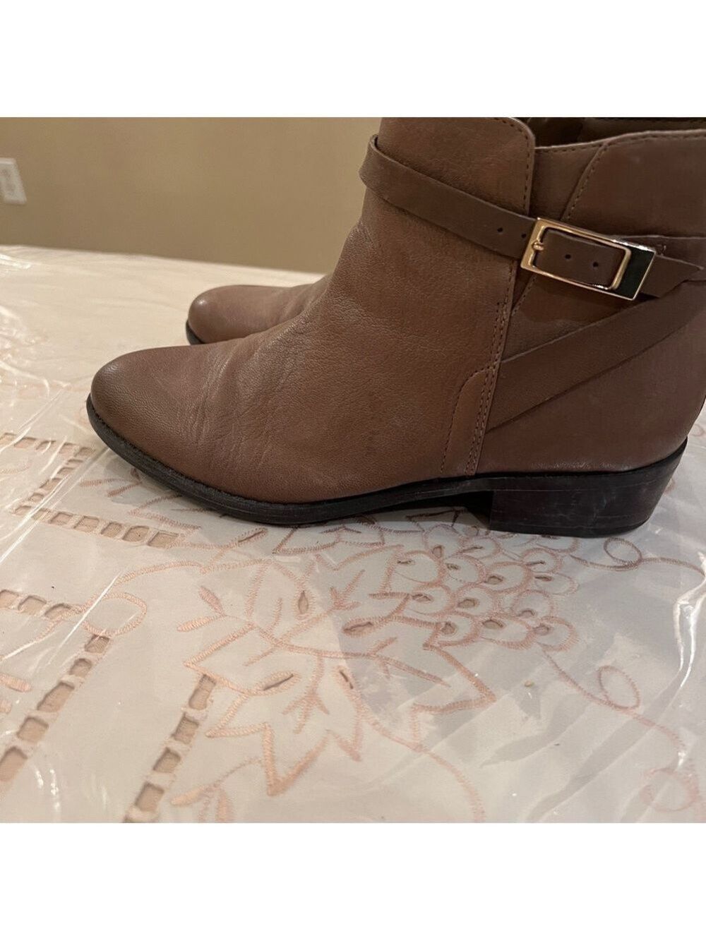 Franco Sarto Tan Ankle Booties - Picture 3 of 7